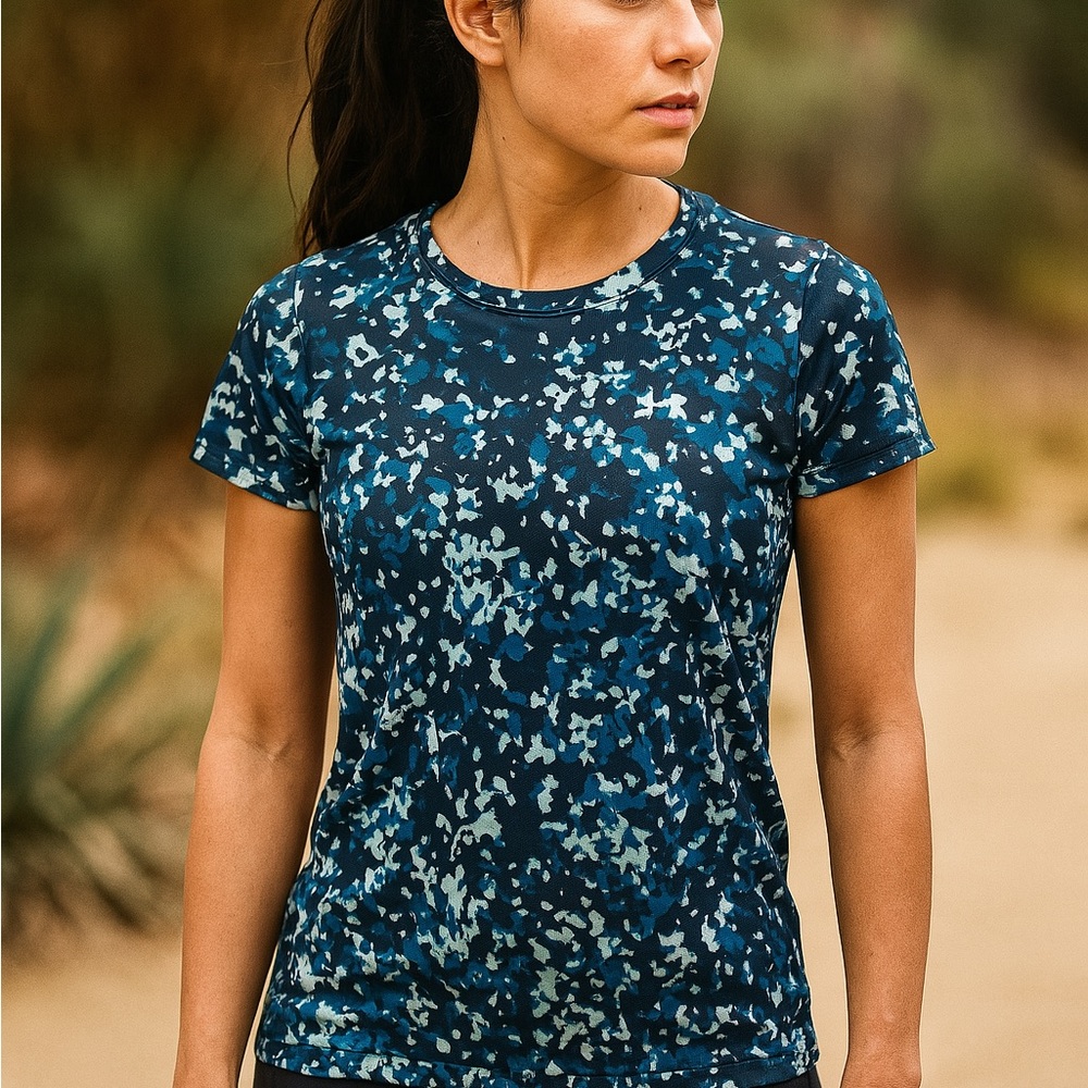 Under Armour Blue Fitted Short Sleeve T-Shirt